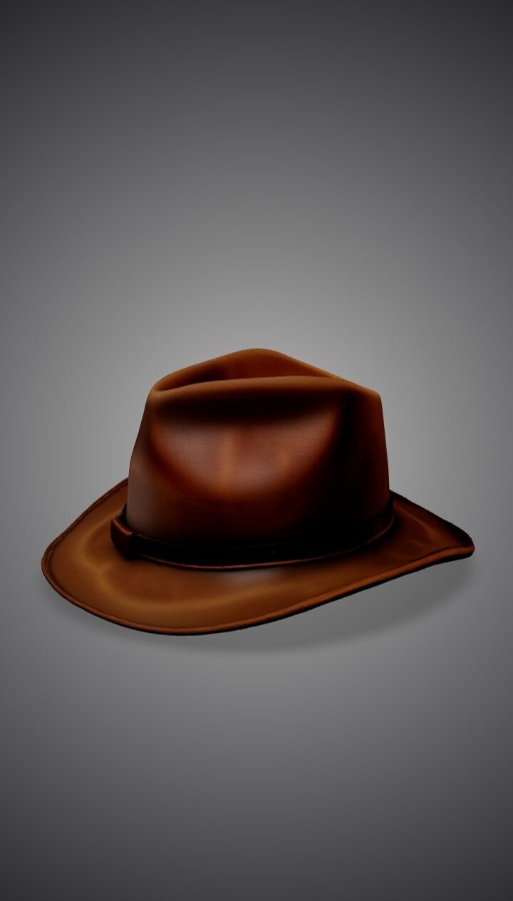 Cowboy hat 3D model_2