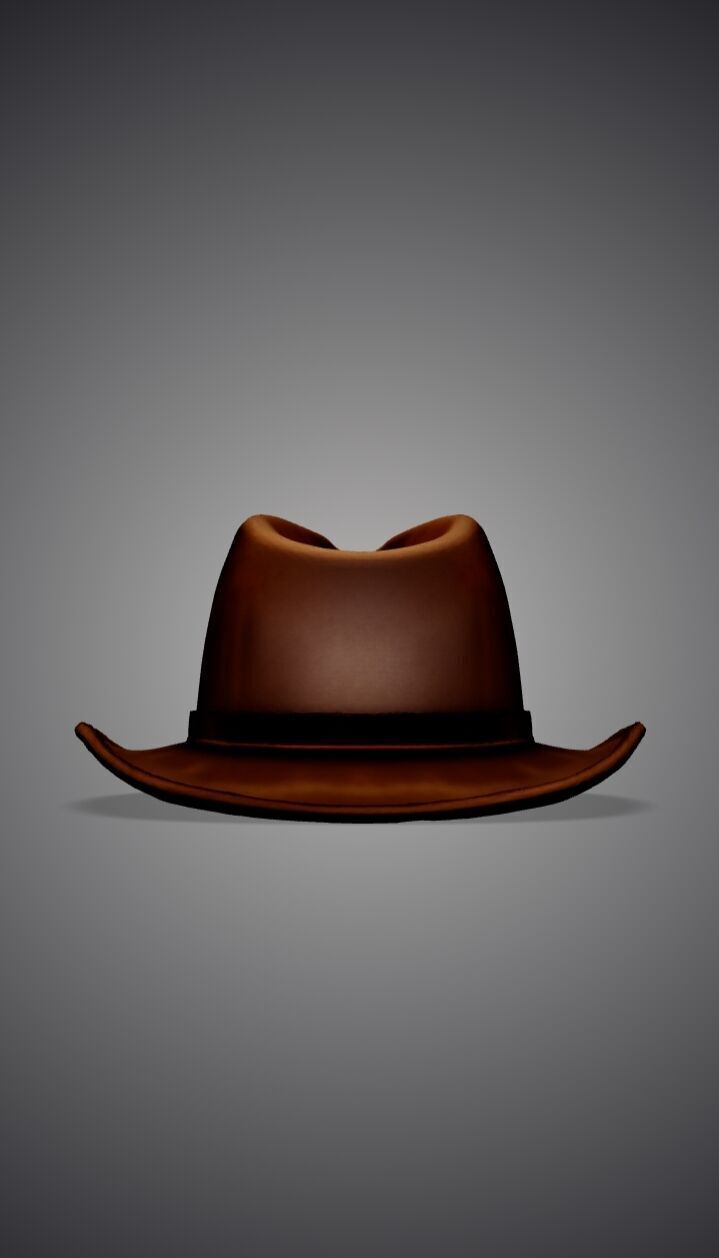Cowboy hat 3D model_8