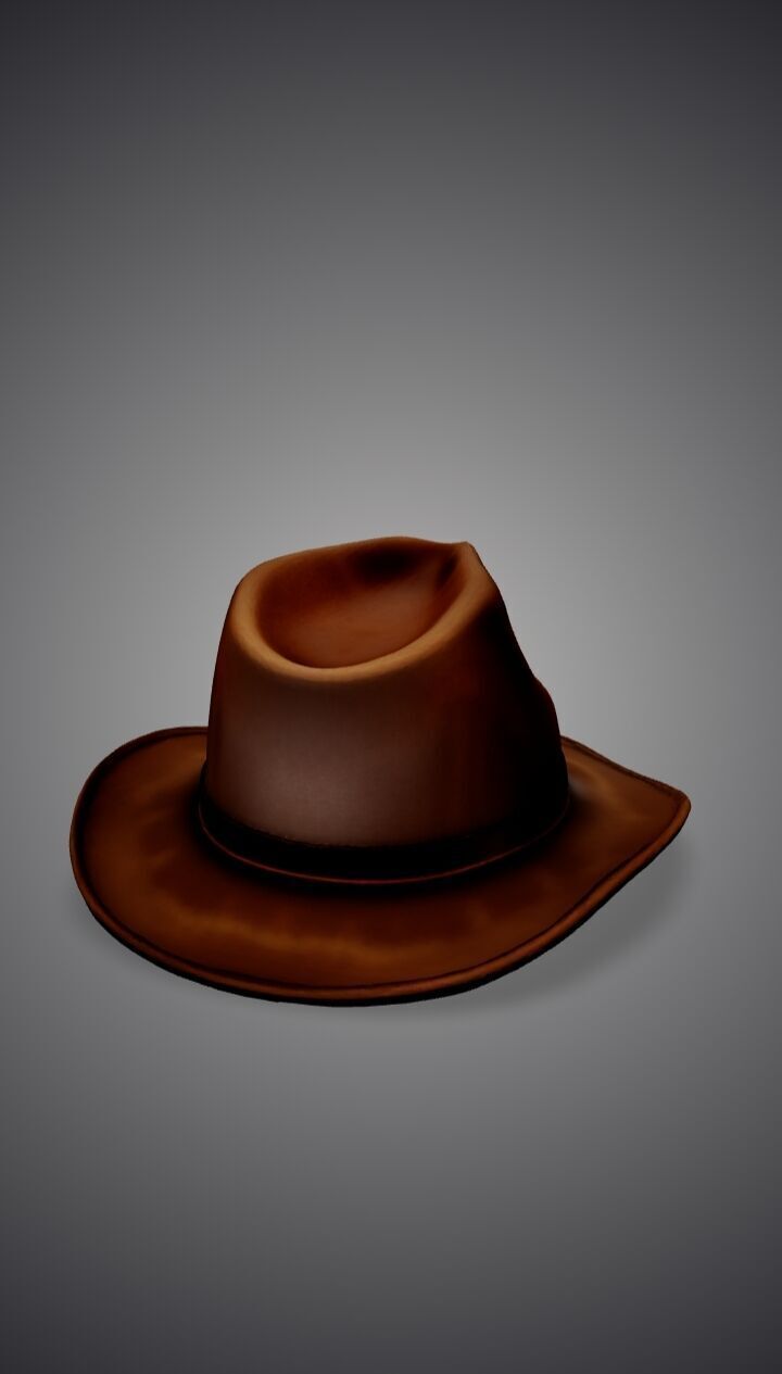 Cowboy hat 3D model_1