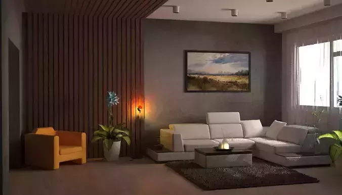 sophisticated Interior Room