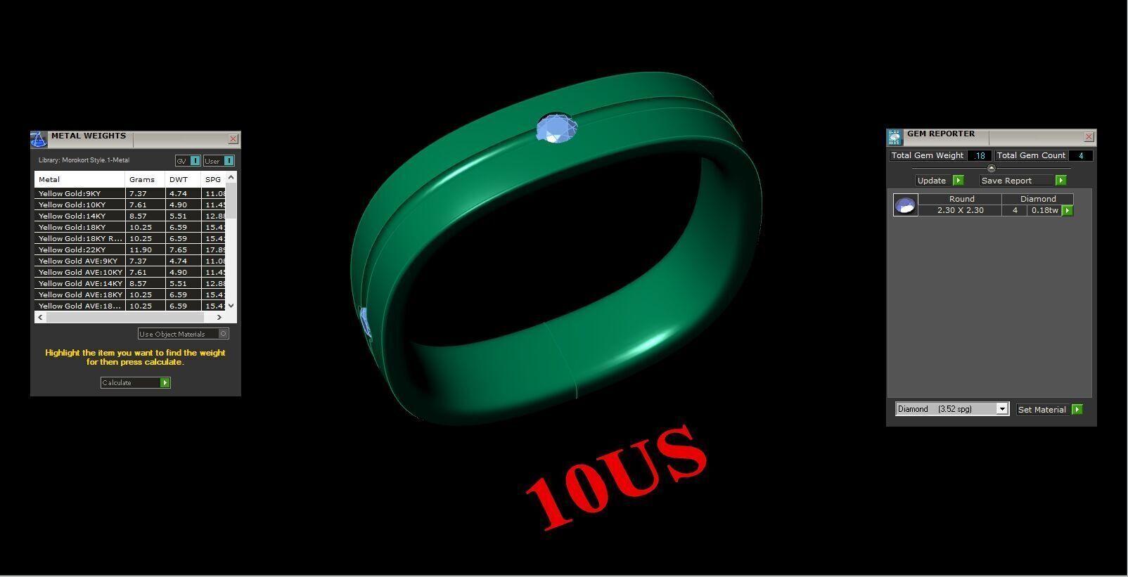 Wedding Man Ring 3MR054 3D model_12