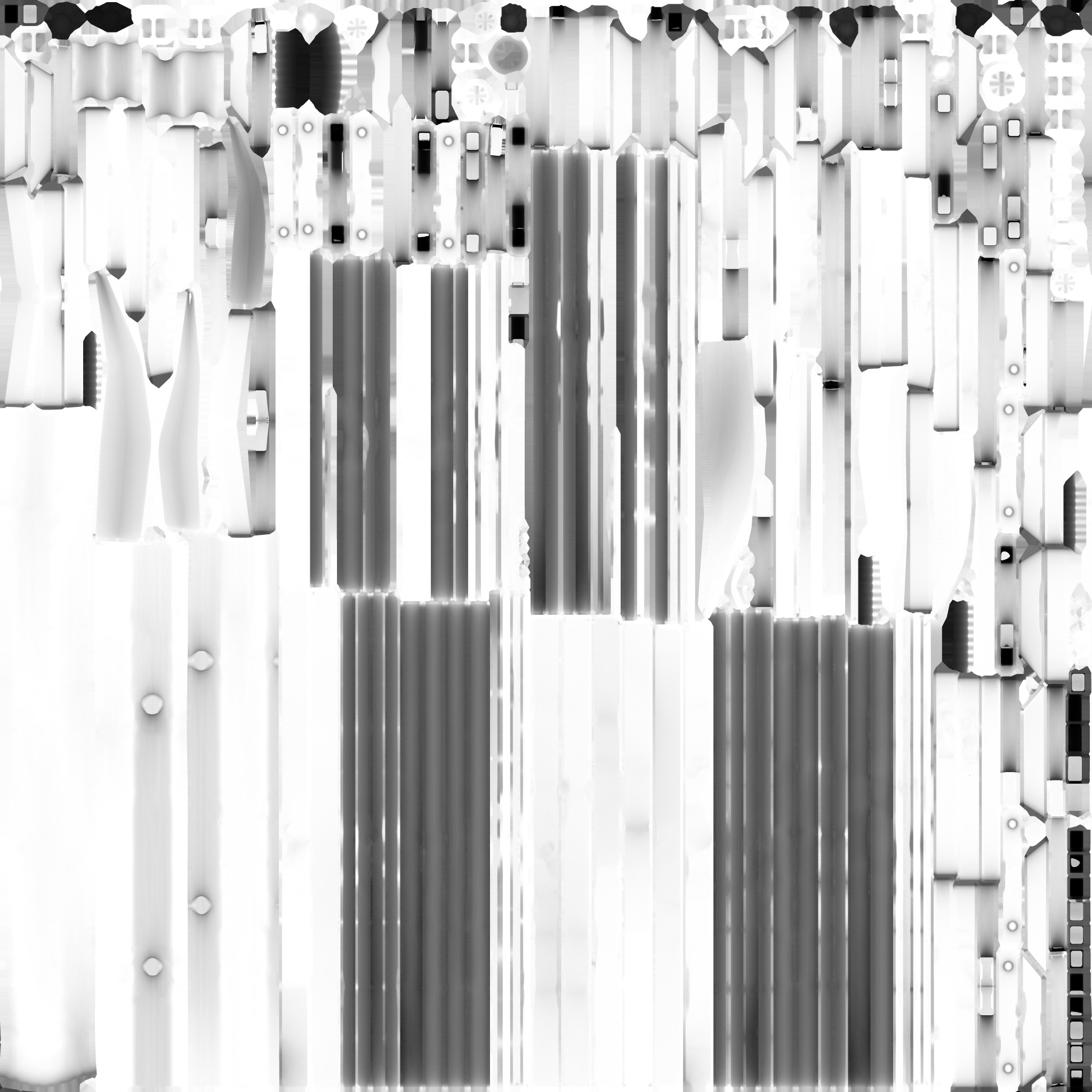 Stylized Metal structures asset pack 01 Low-poly 3D model_1