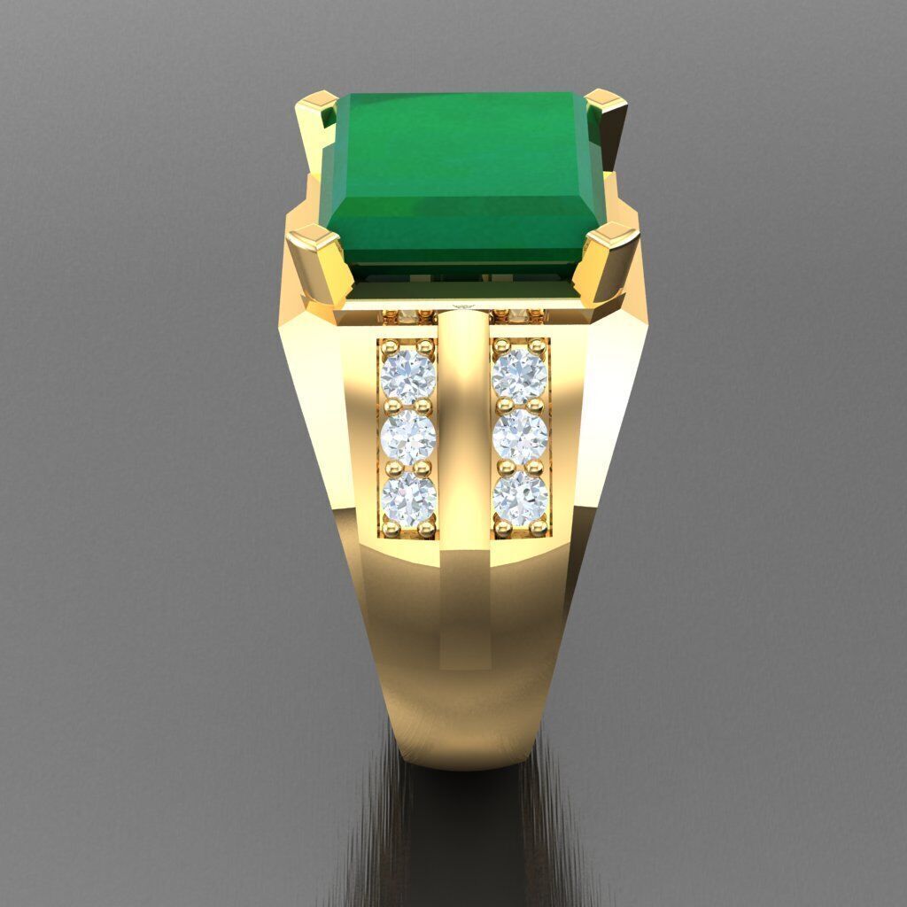 Wedding Man Ring 3MR064 3D model_10