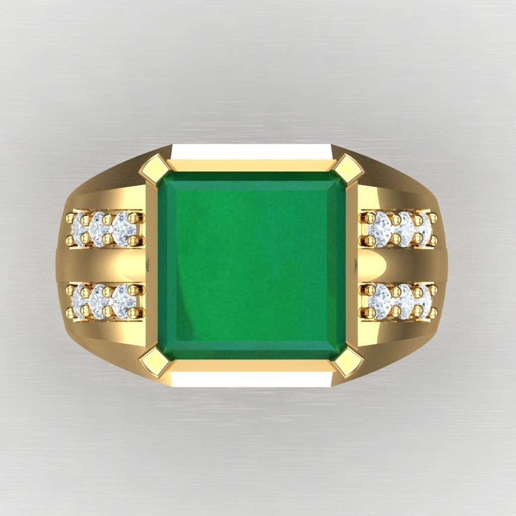 Wedding Man Ring 3MR064 3D model_6