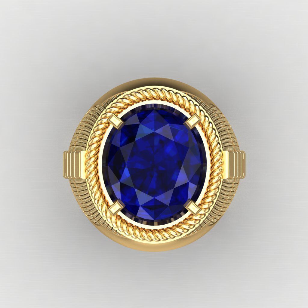 Wedding Man Ring 3MR077 3D model_6