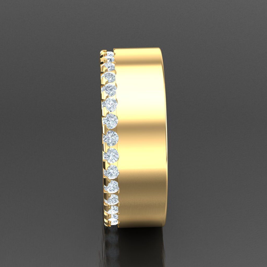 Wedding Man Ring 3MR079 3D model_10