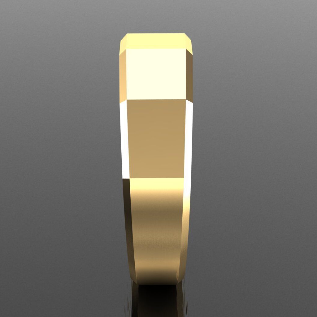 Wedding Man Ring 3MR083 3D model_10