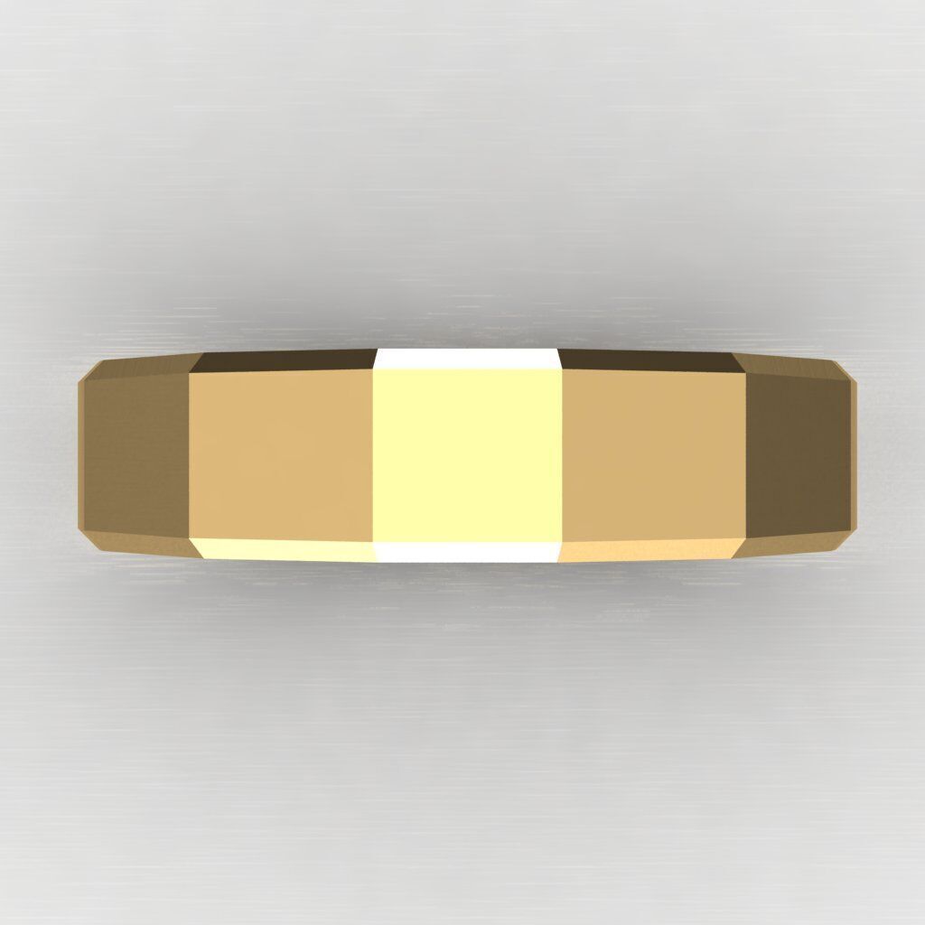 Wedding Man Ring 3MR083 3D model_6