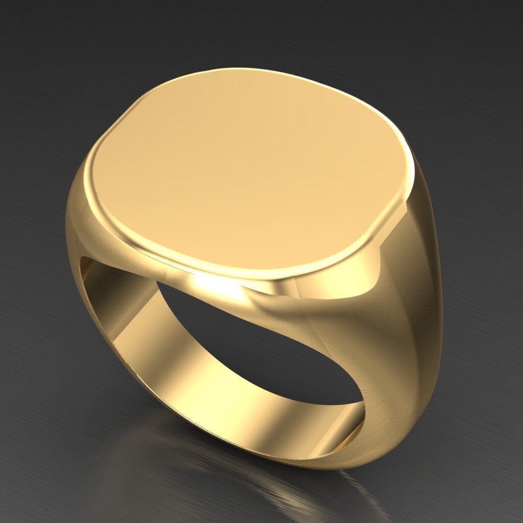 Wedding Man Ring 3MR088 3D model_4
