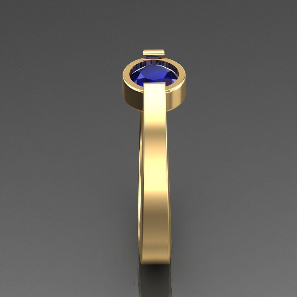Wedding Man Ring 3MR097 3D model_10