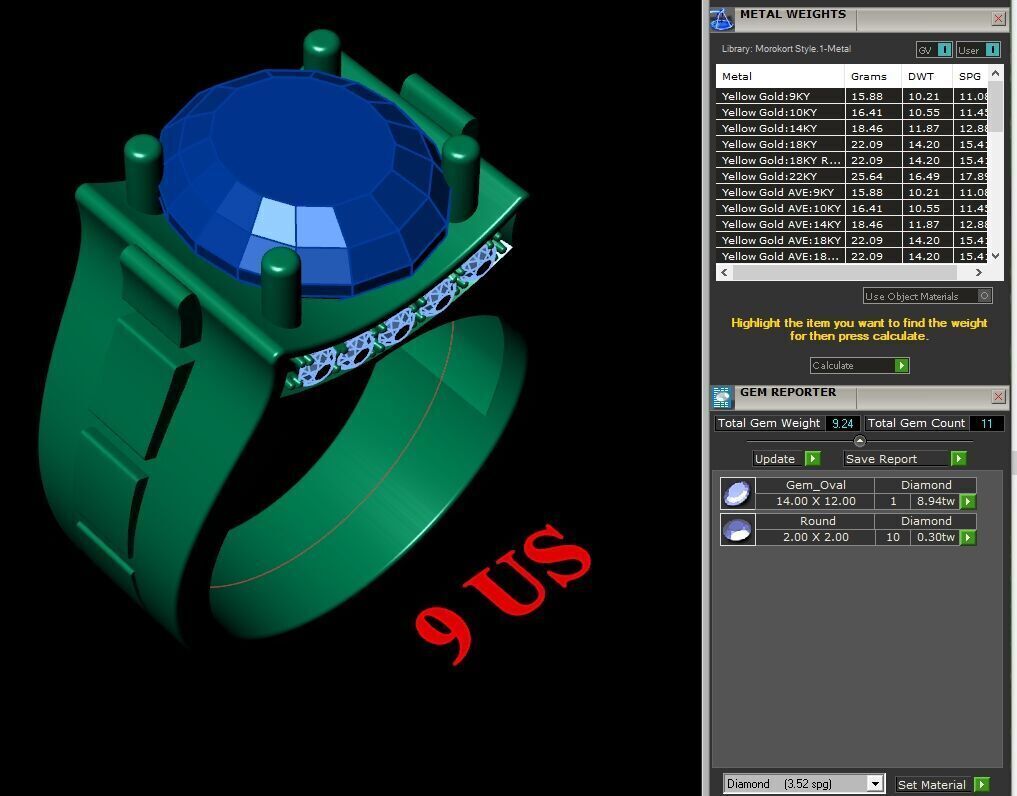 Wedding Man Ring 3MR099 3D model_12