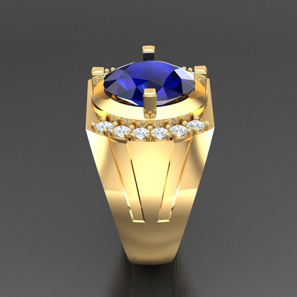 Wedding Man Ring 3MR100 3D model_10