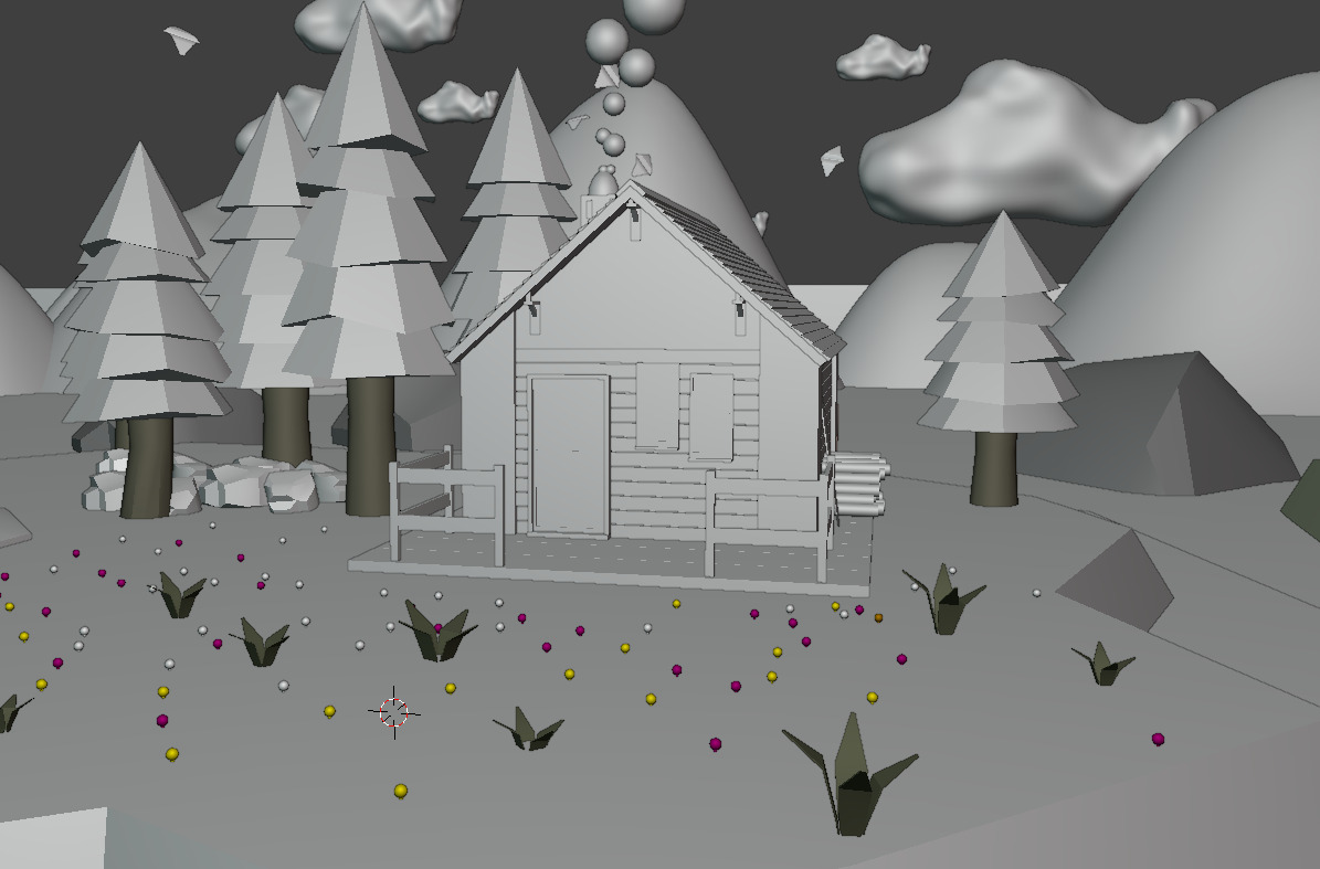 A Island 3D model pack Low-poly 3D model_4