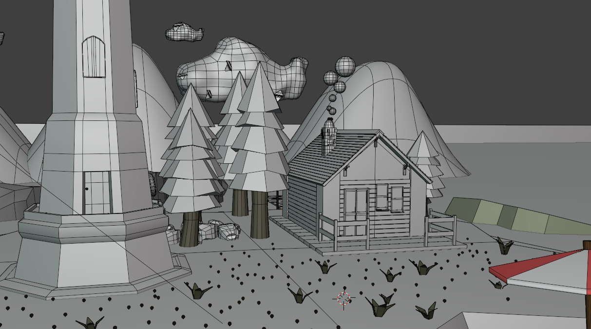 A Island 3D model pack Low-poly 3D model_14