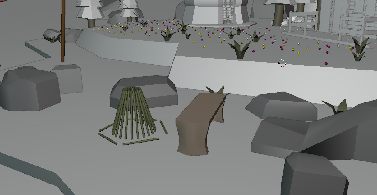 A Island 3D model pack Low-poly 3D model_9