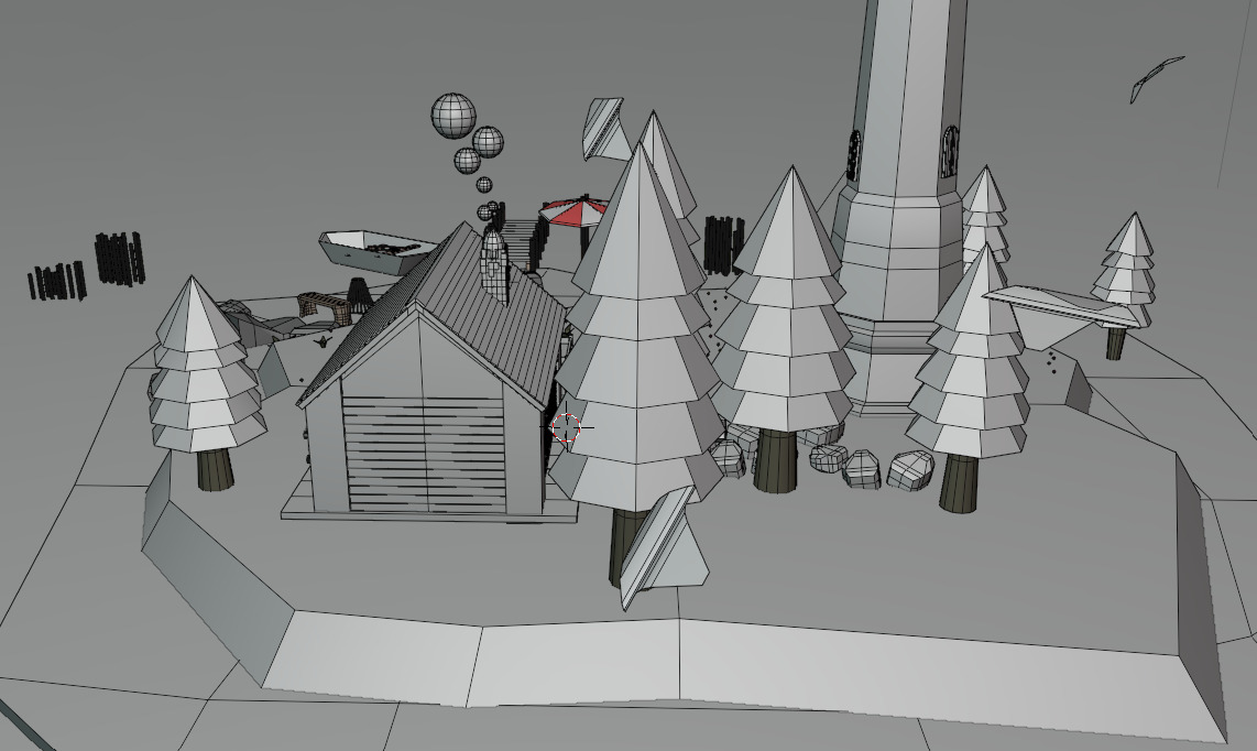 A Island 3D model pack Low-poly 3D model_17