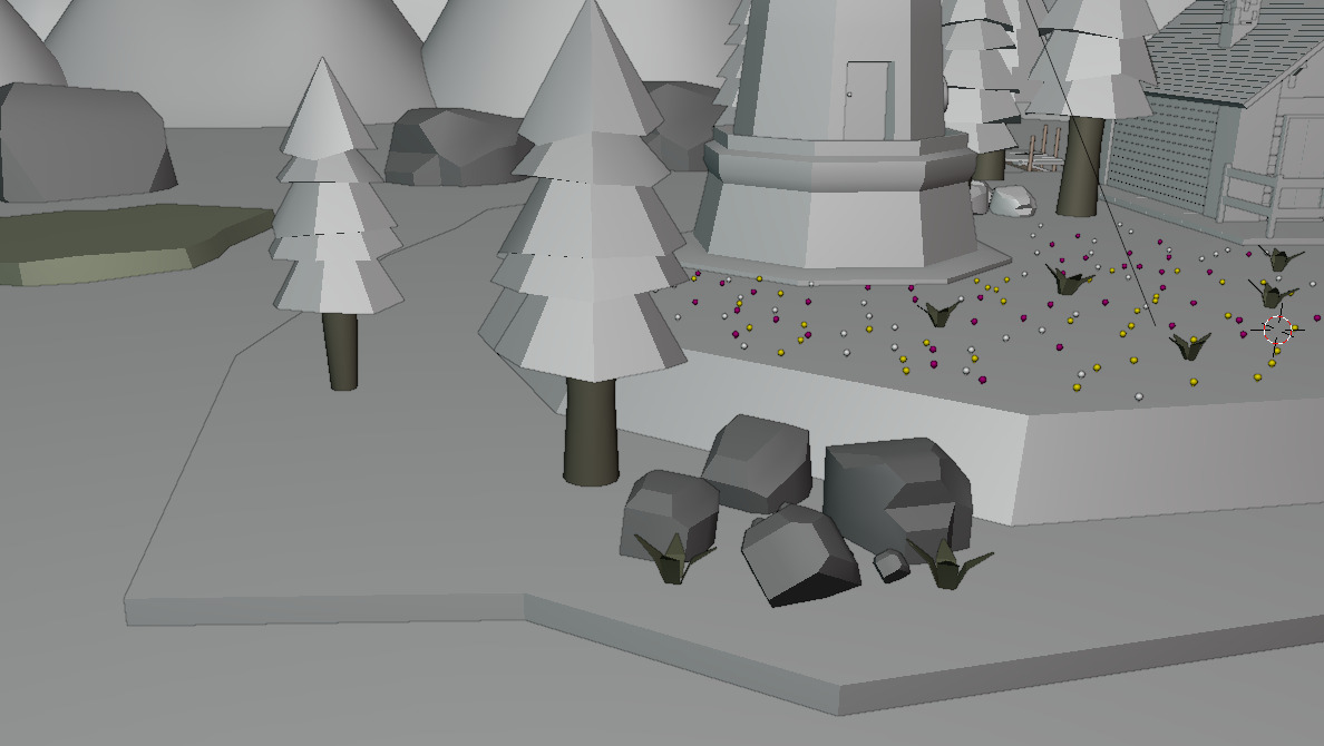 A Island 3D model pack Low-poly 3D model_8