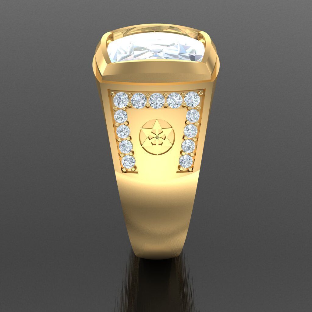 Wedding Men Ring 2MR015 3D model_13
