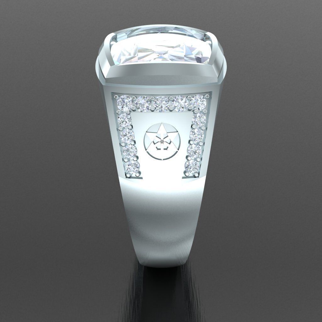 Wedding Men Ring 2MR015 3D model_12