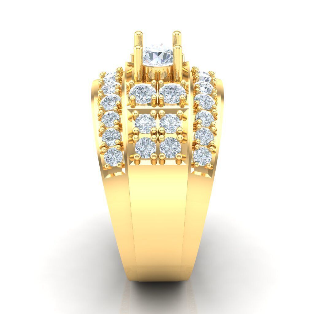 Wedding Men Ring 2MR021 3D model_15