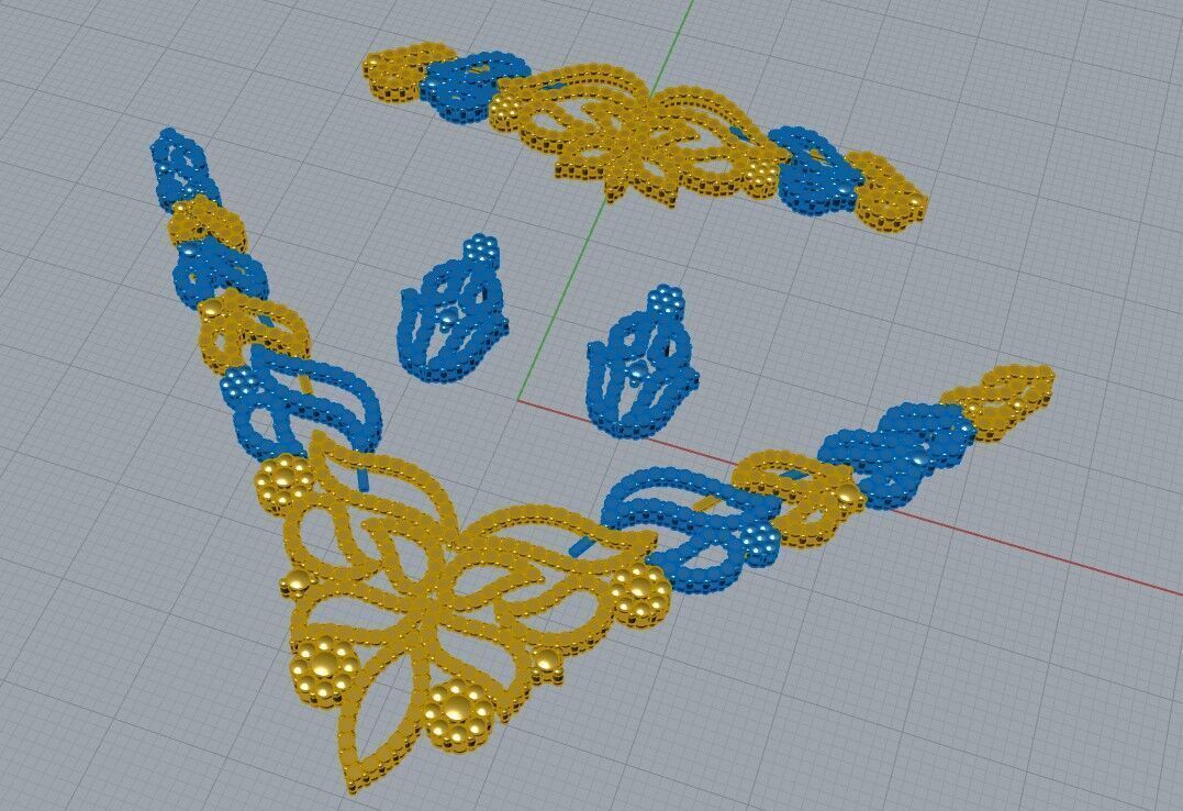 Gold Set  3D print model_3