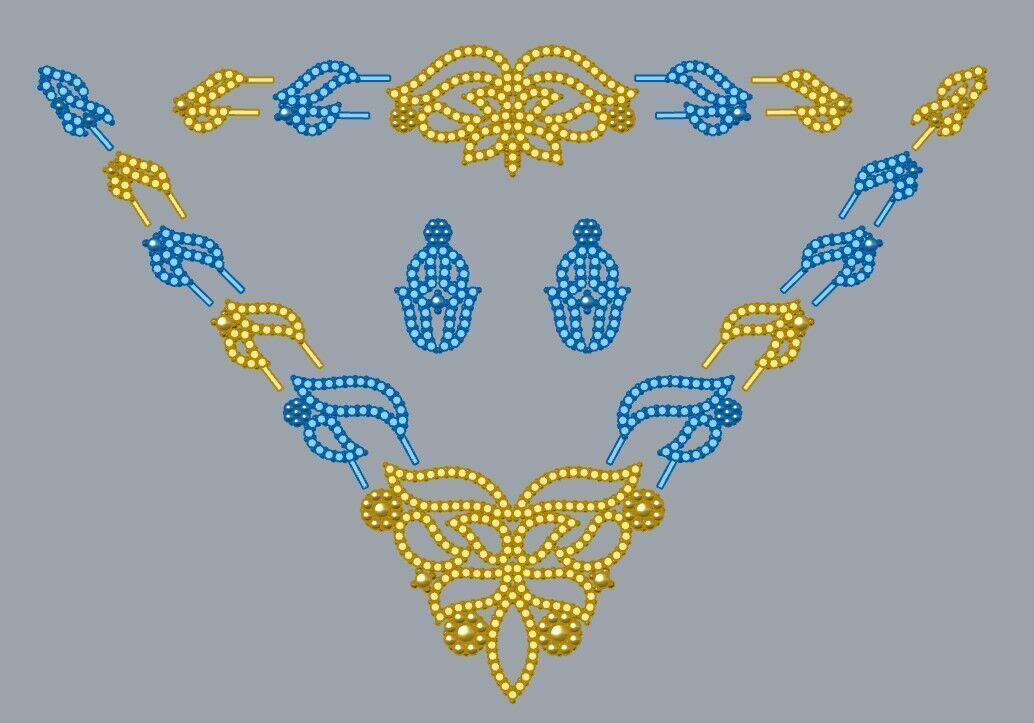 Gold Set  3D print model_4