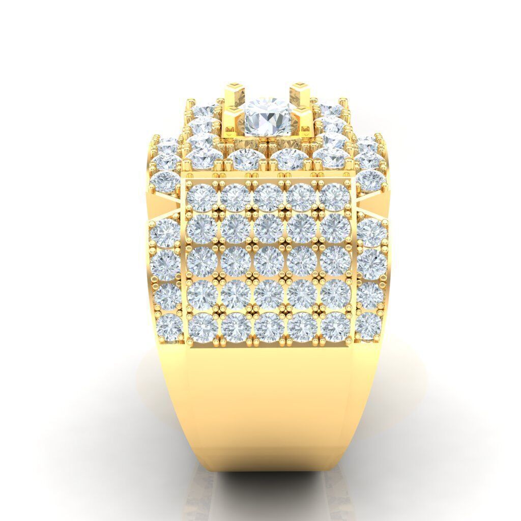 Wedding Men Ring 2MR024 3D model_15