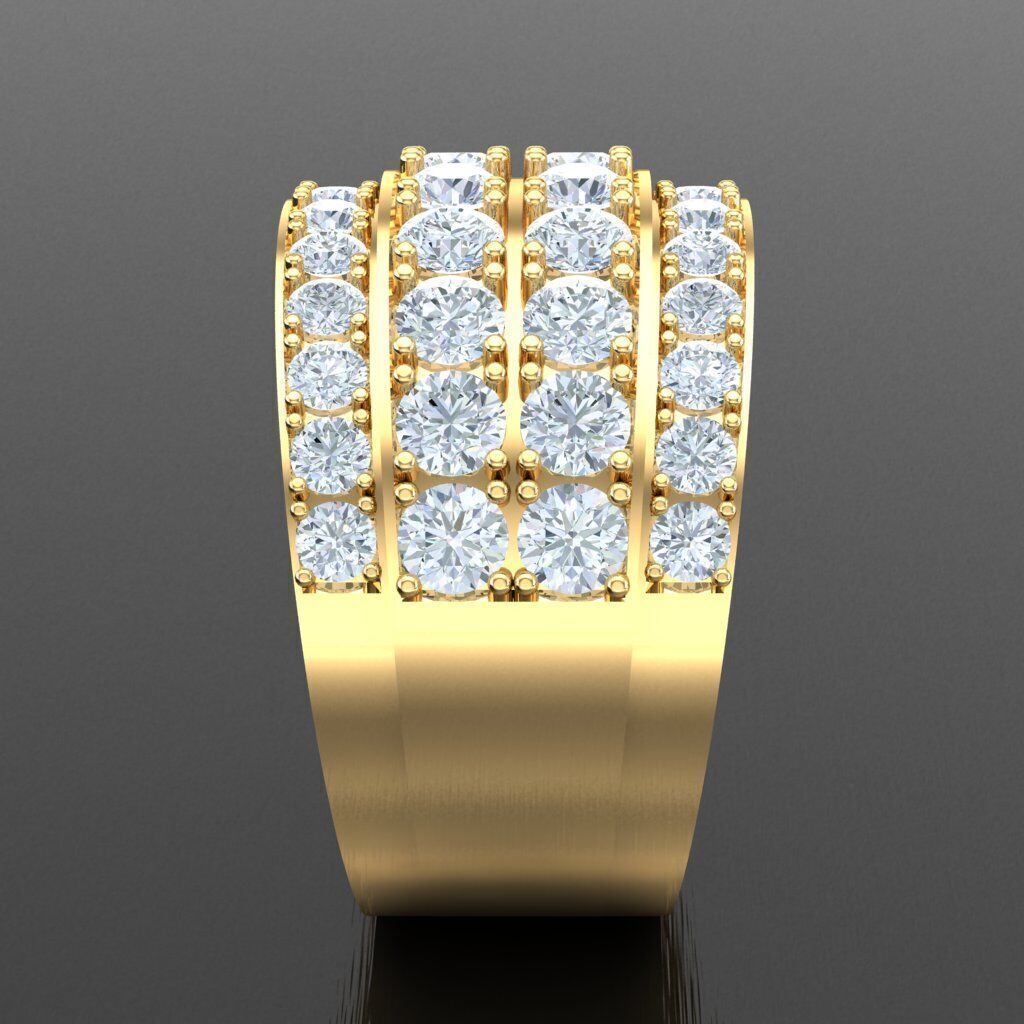Wedding Men Ring 2MR027 3D model_13