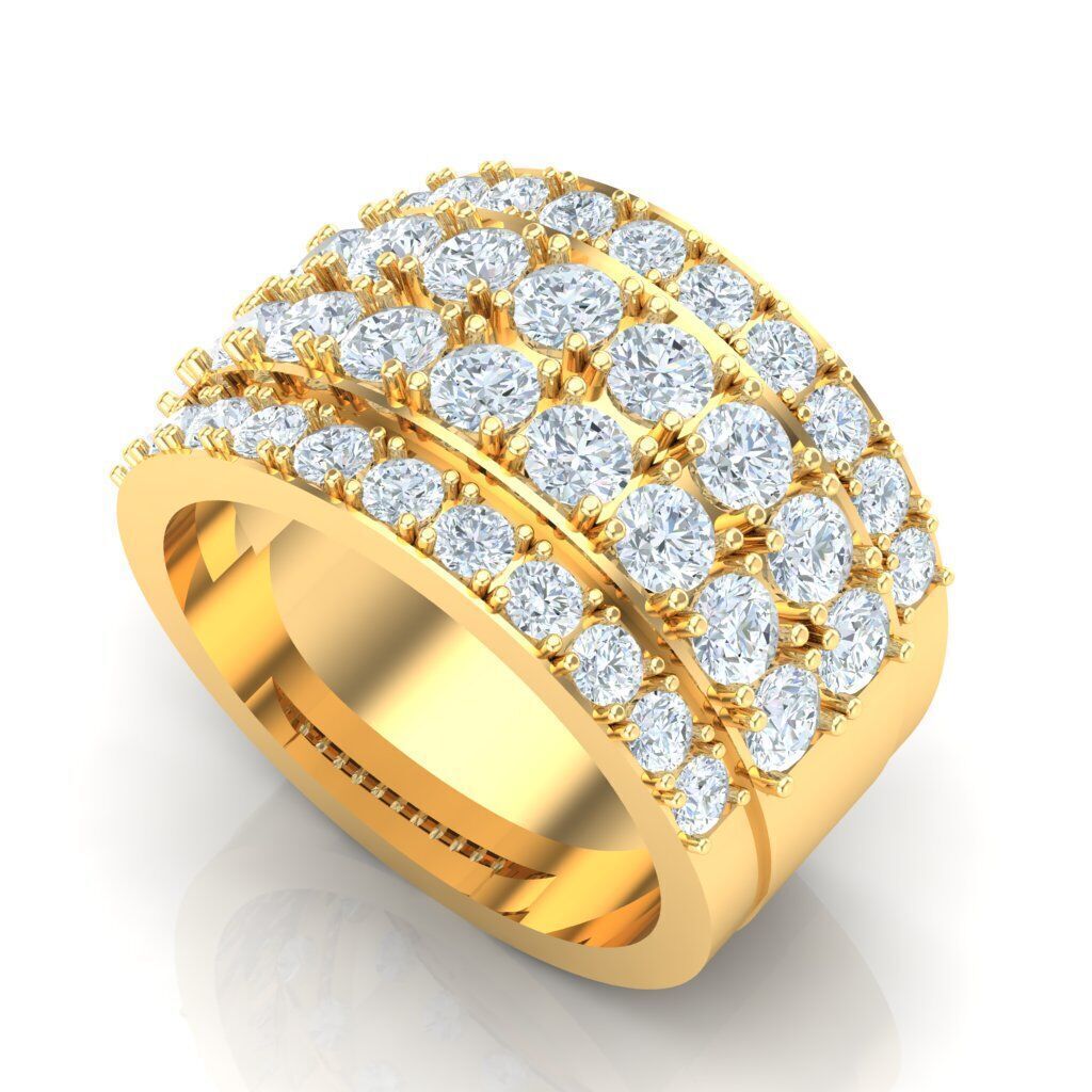 Wedding Men Ring 2MR027 3D model_17