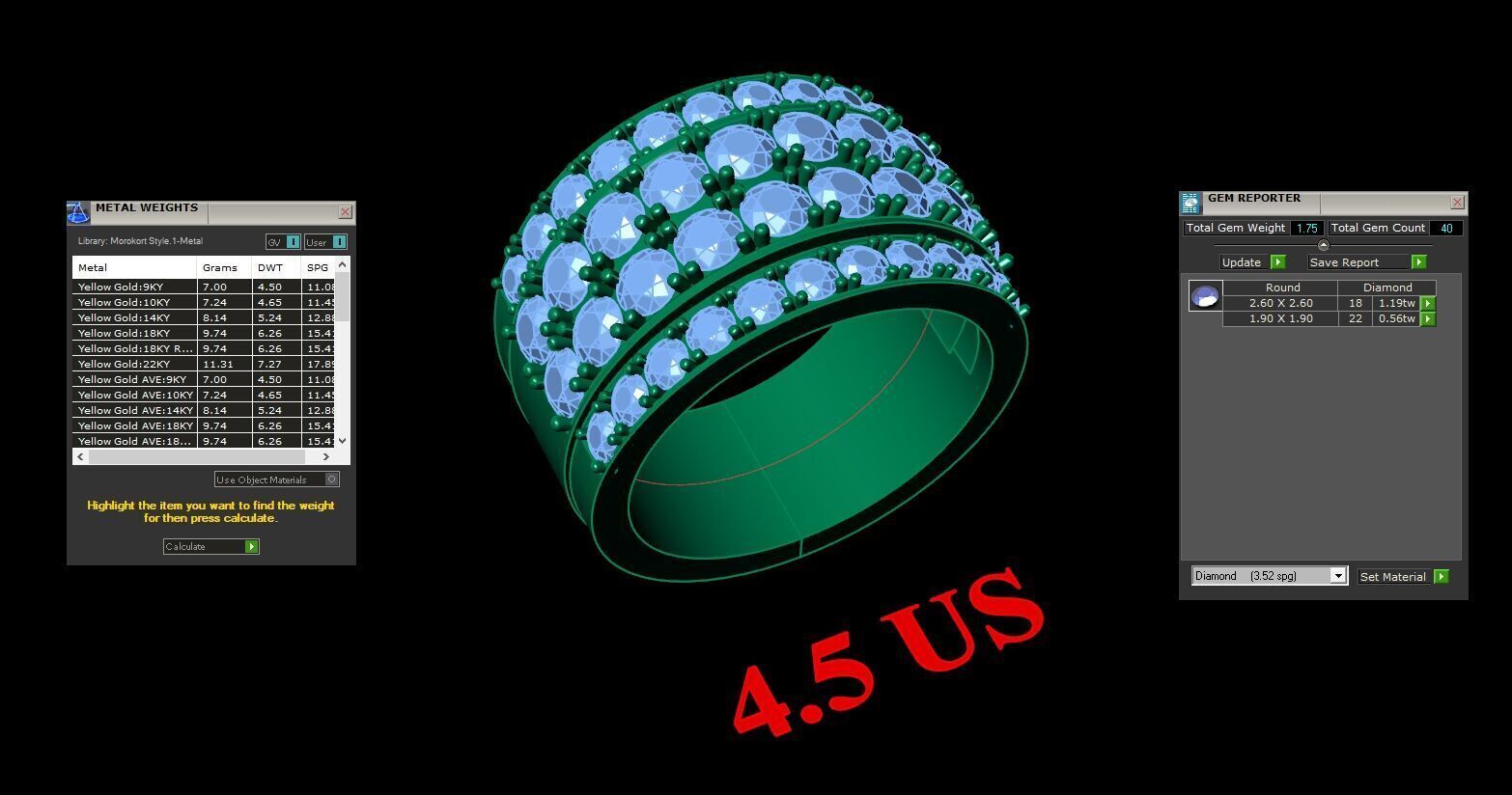 Wedding Men Ring 2MR027 3D model_4