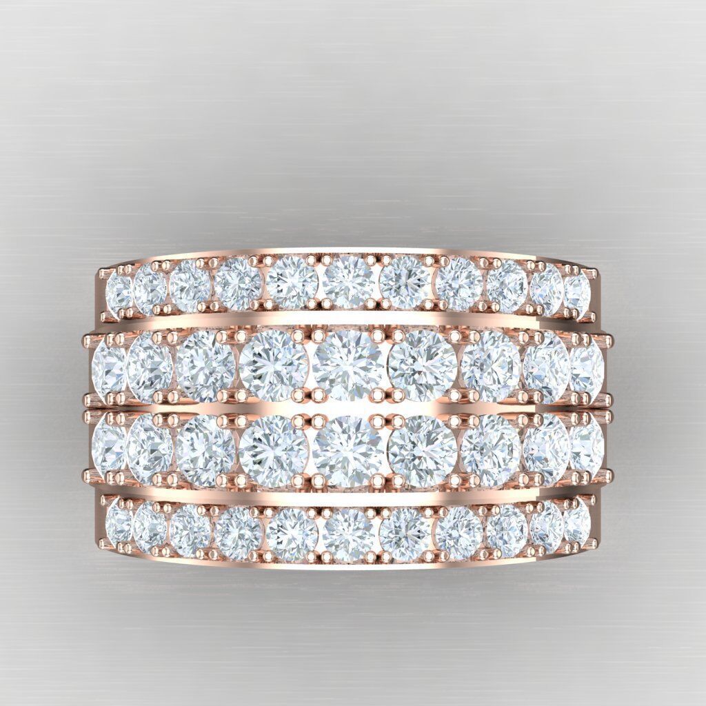 Wedding Men Ring 2MR027 3D model_9