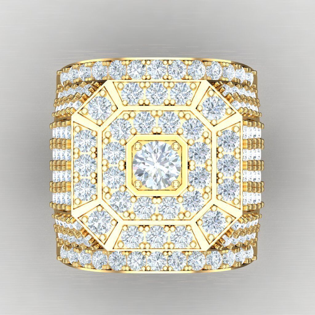 Wedding Men Ring 2MR030 3D model_10