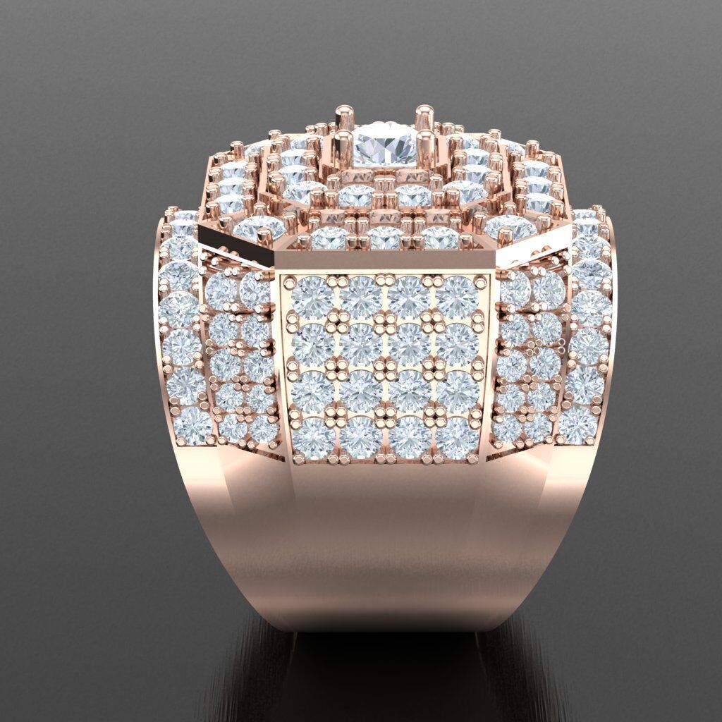 Wedding Men Ring 2MR030 3D model_12