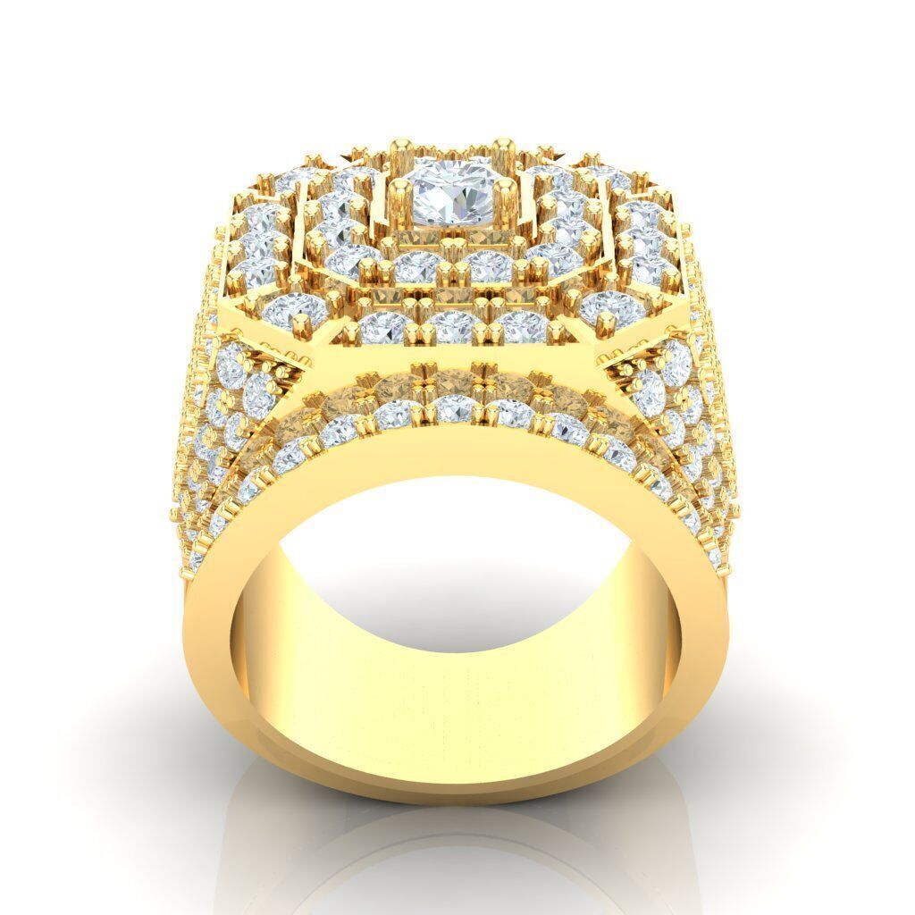 Wedding Men Ring 2MR030 3D model_16