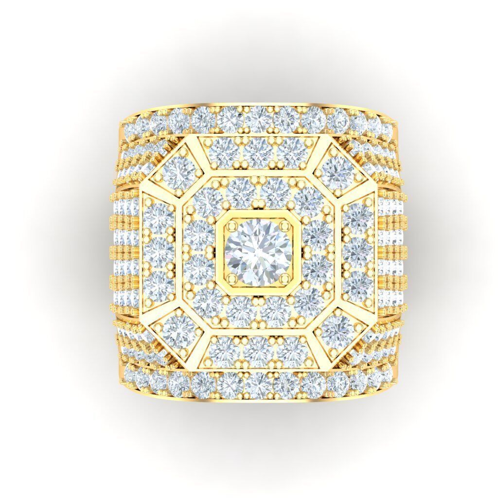 Wedding Men Ring 2MR030 3D model_19