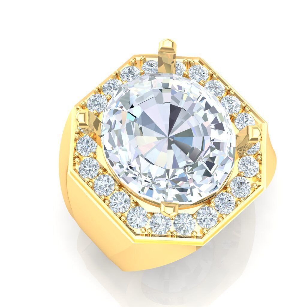 Wedding Men Ring 2MR032 3D model_18