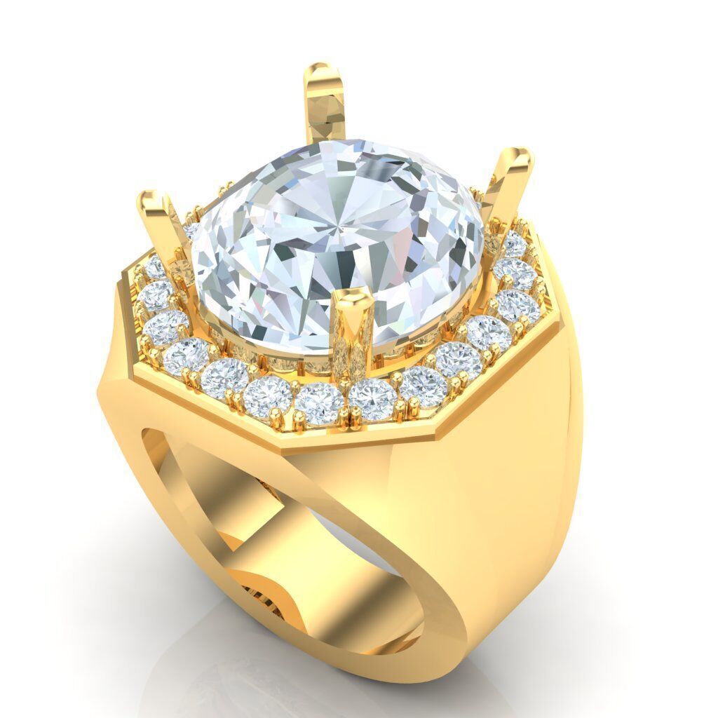 Wedding Men Ring 2MR032 3D model_17