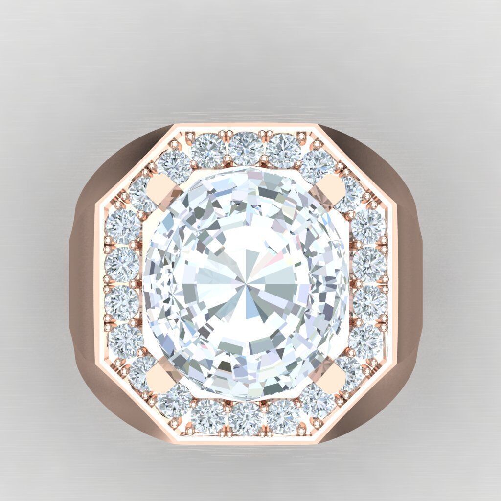 Wedding Men Ring 2MR032 3D model_9