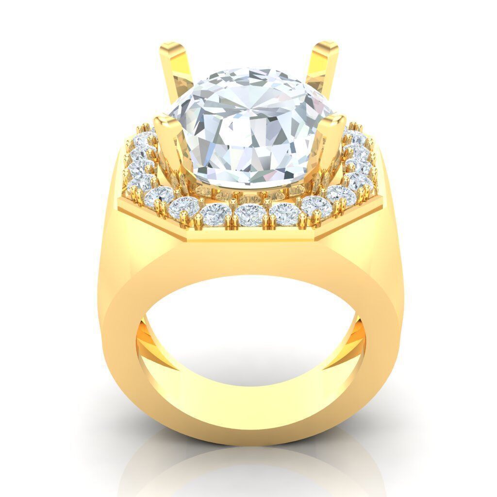 Wedding Men Ring 2MR032 3D model_16