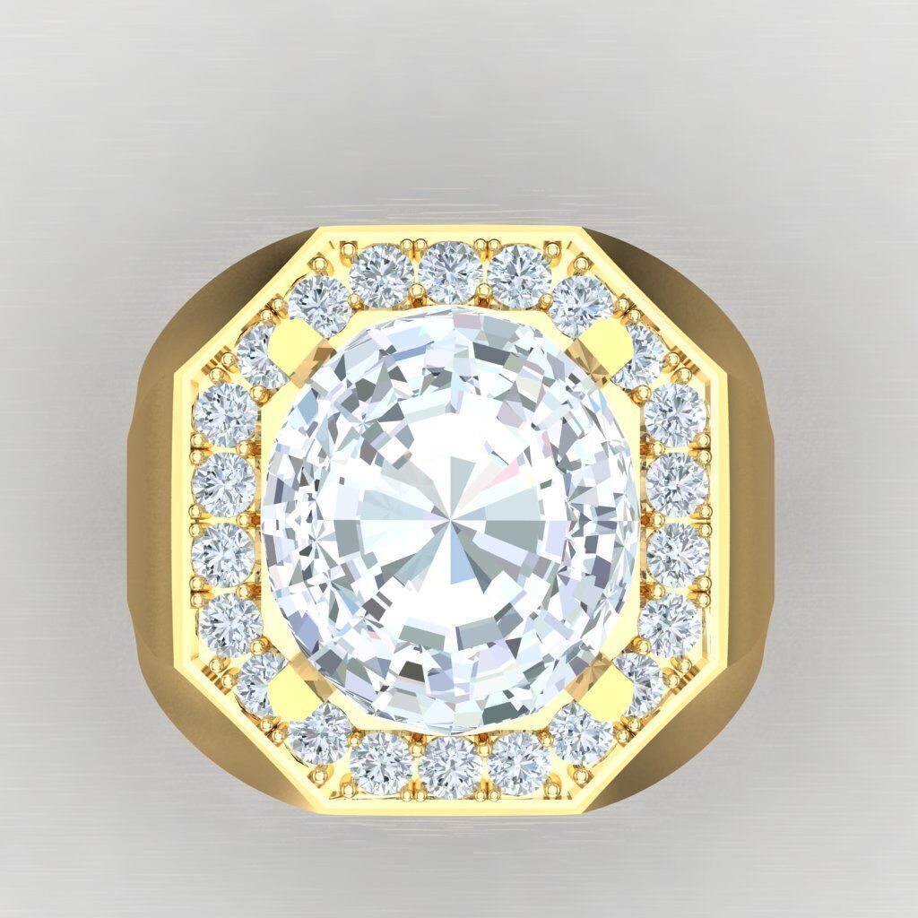 Wedding Men Ring 2MR032 3D model_10