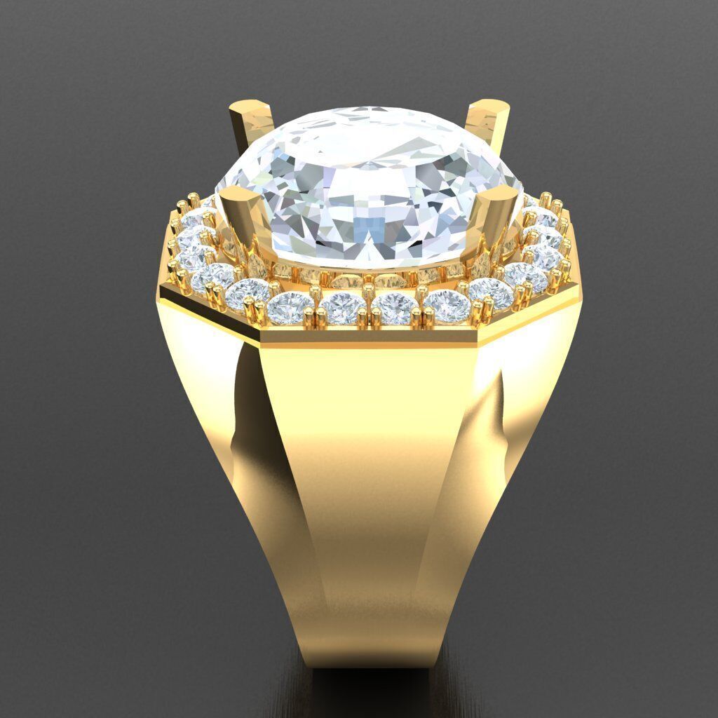 Wedding Men Ring 2MR032 3D model_13