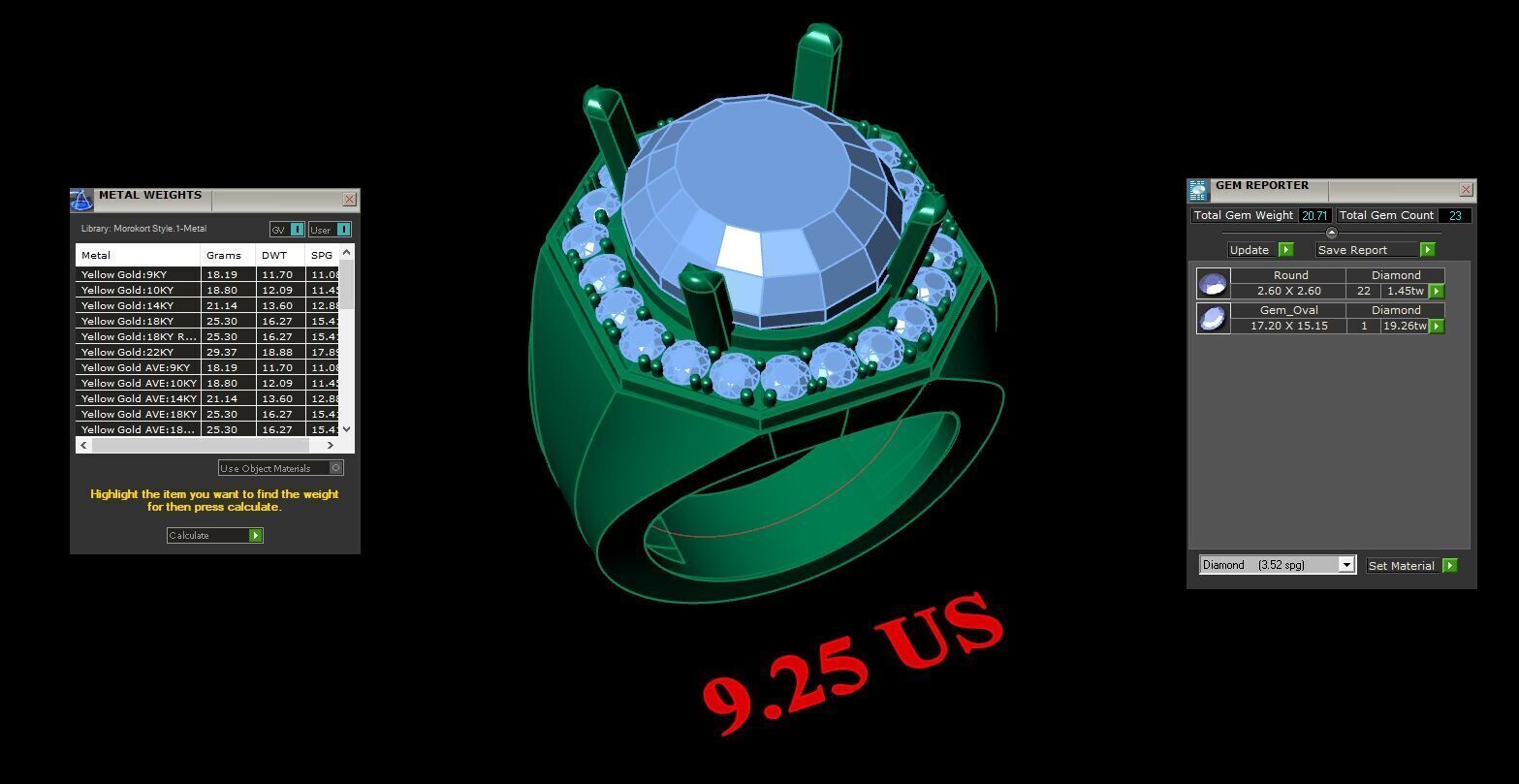 Wedding Men Ring 2MR032 3D model_4