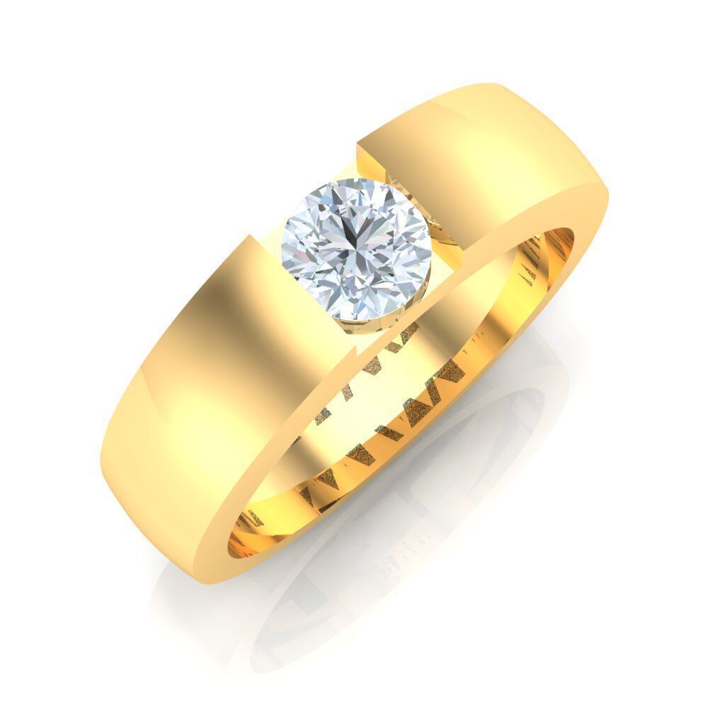 Wedding Men Ring 2MR033 3D model_18
