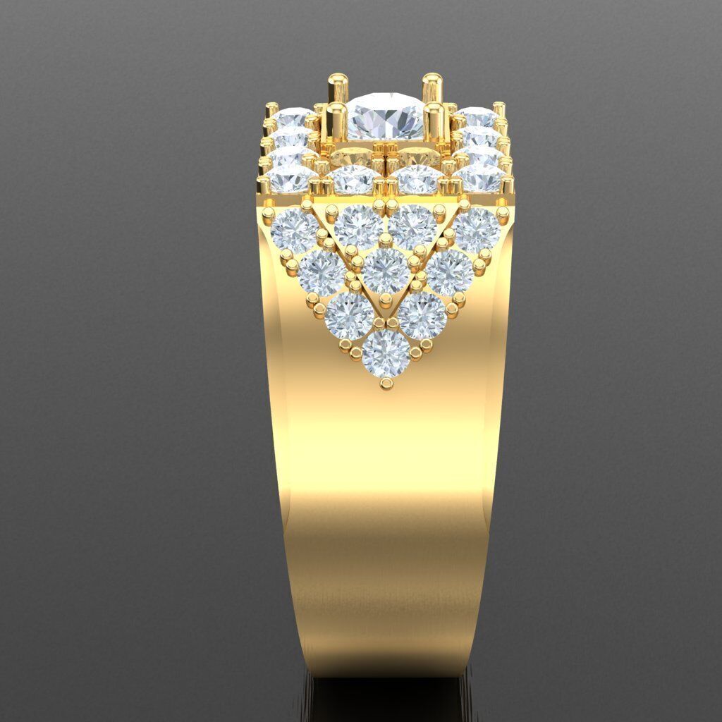 Wedding Men Ring 2MR035 3D model_13