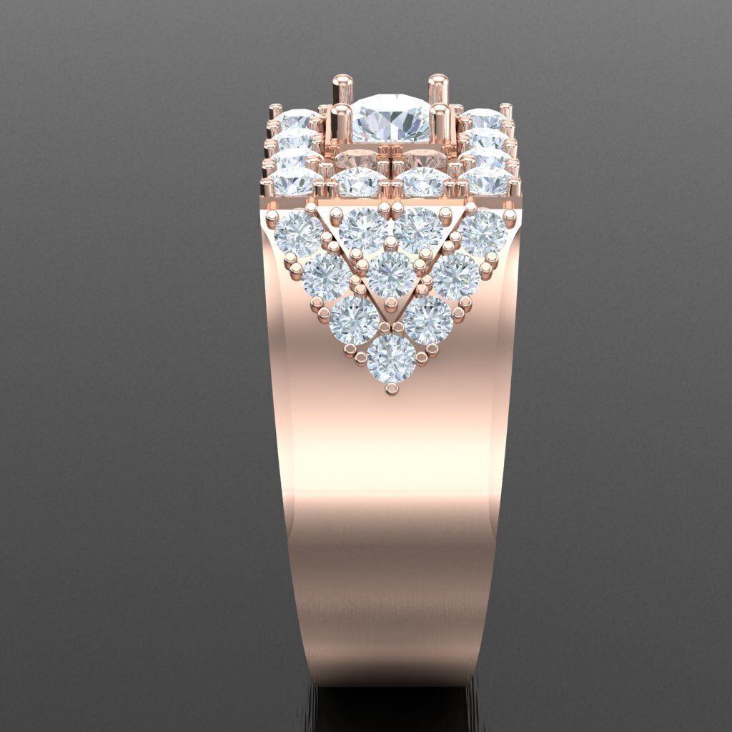 Wedding Men Ring 2MR035 3D model_12