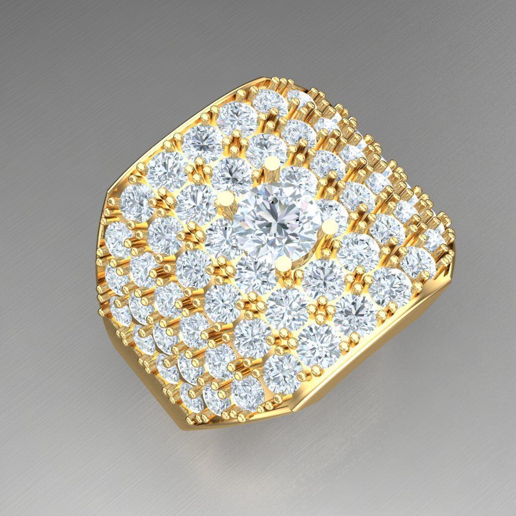 Wedding Men Ring 2MR037 3D model_2