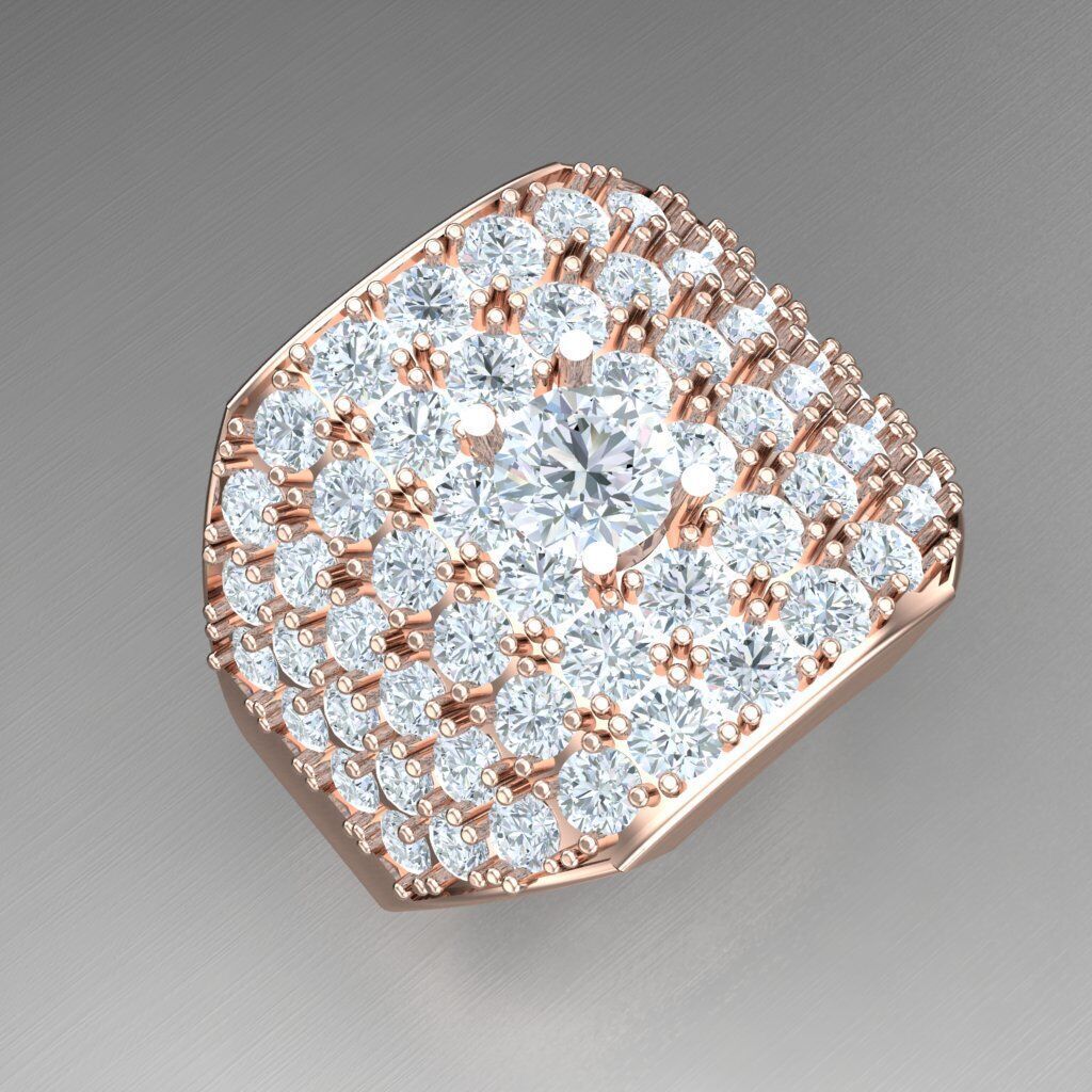 Wedding Men Ring 2MR037 3D model_11