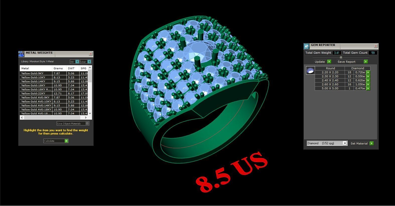 Wedding Men Ring 2MR037 3D model_4