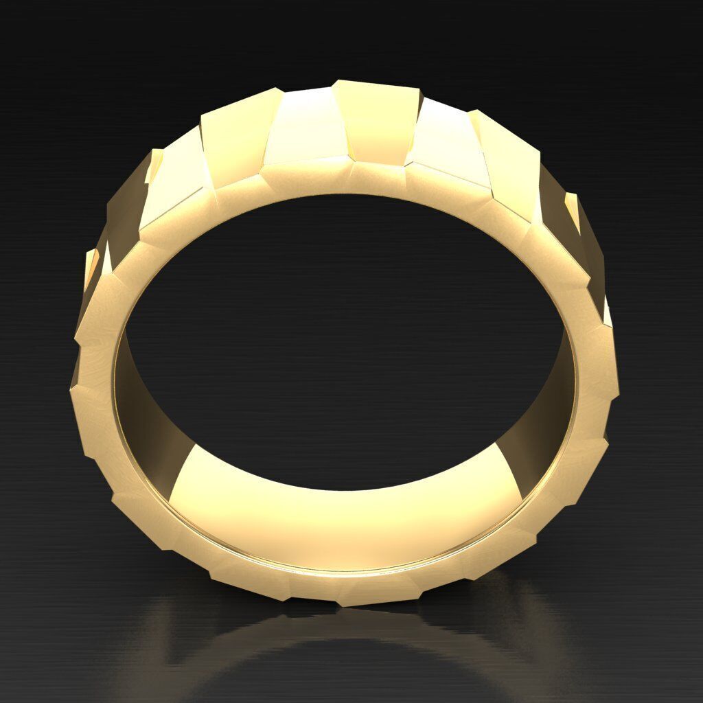 Wedding Men Ring 2MR041 3D model_3
