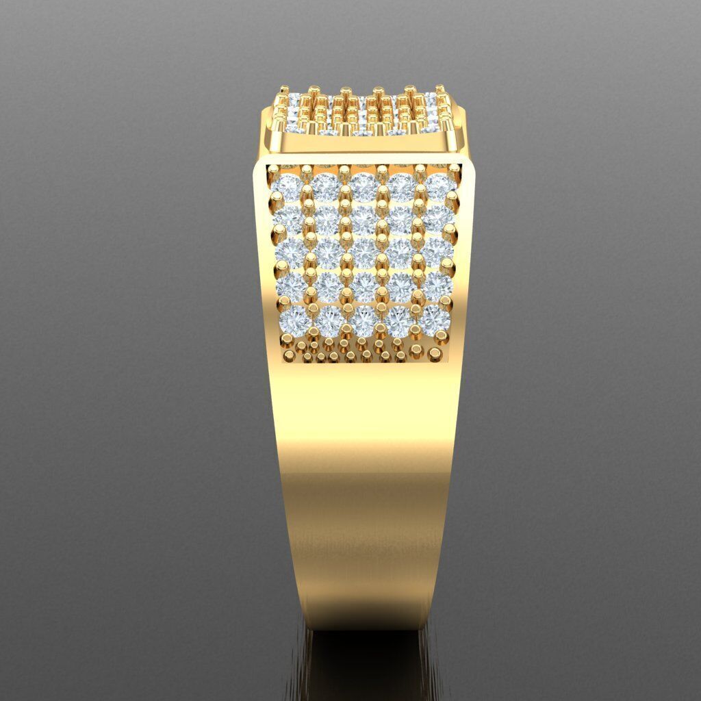 Wedding Men Ring 2MR045 3D model_13